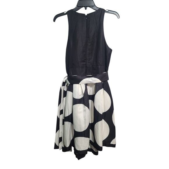 Banana Republic Sleeveless Fit & Flare Polka Dot Dress NWT - Picture 3 of 5
